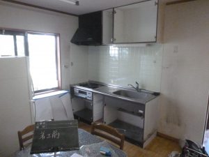 K様キッチン取付け工事その１