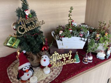 こうしんクリスマス仕様に模様替え！🎄